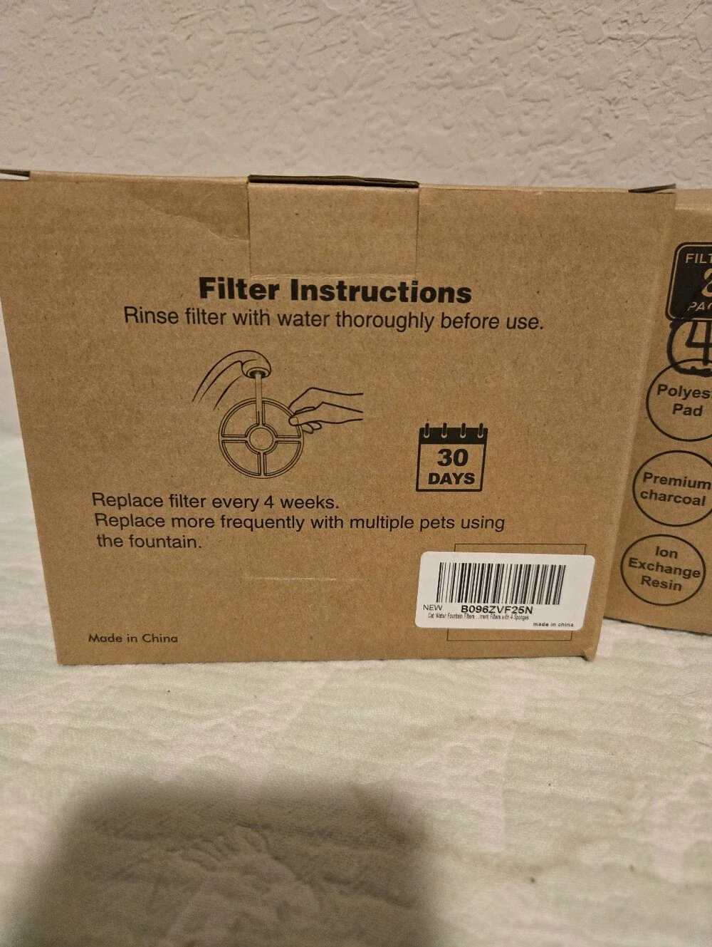 Monsin Replacement Filters And Sponges For Pet Fountains.